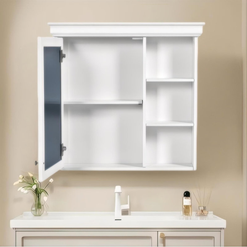 Winston Porter 30'' X 28'' Bathroom Medicine Cabinet With Mirror ...