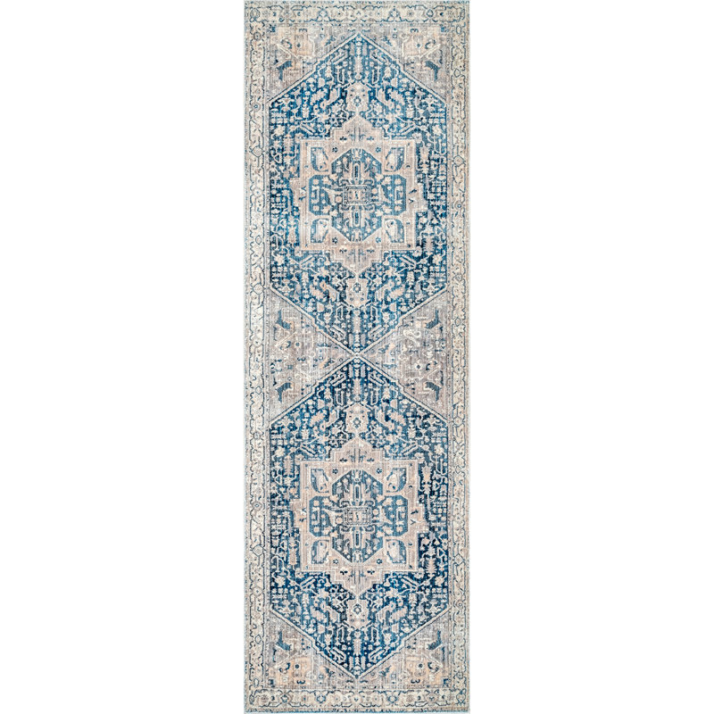 Widener Geometric Indoor Rug, Runner 2'6" x 10'