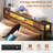 Jaquaya Bed Frame with Charging Station and Led Lights-351043229-351043228
