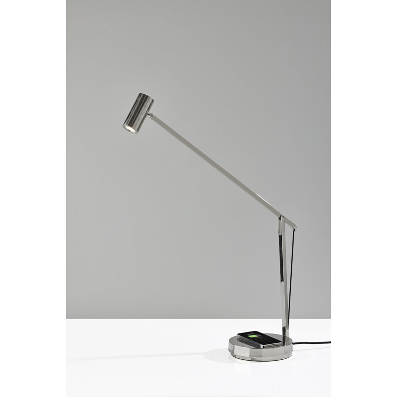 Lampe de bureau Cardie, Nickel poli