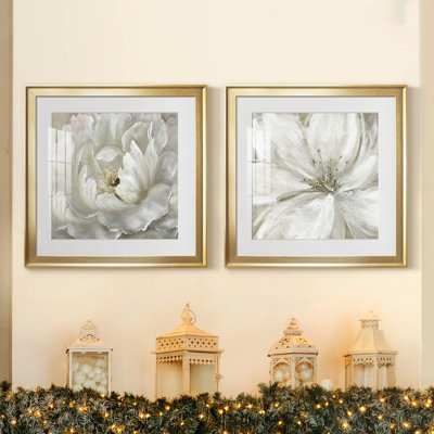 " Perfect Peony " 2 - Pieces Painting Print