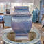 Porcelain Vase Run Glaze