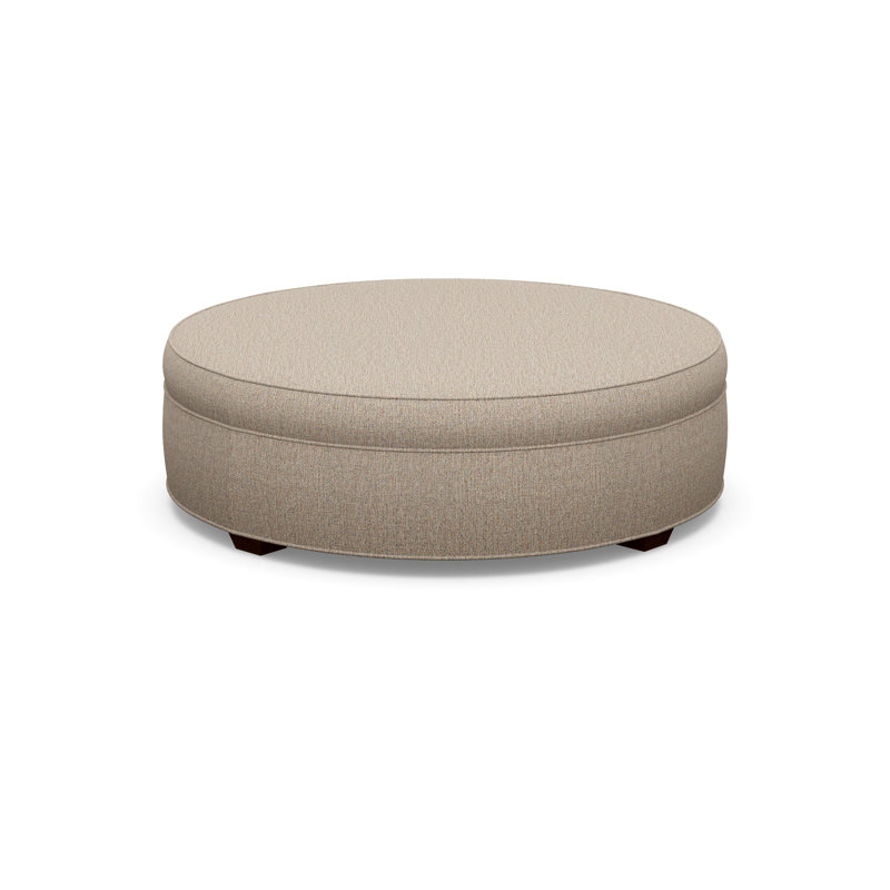 Round Ottoman, Walnut, 2243-77