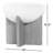Saga Greta 18" Solid Wood Ottoman-130166194-130166197