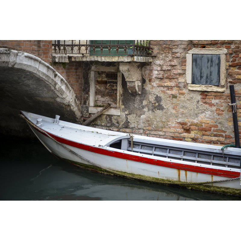 Venice Workboats III by Laura DeNardo - Photograph, 51cm H x 76cm W, Wrapped Canvas