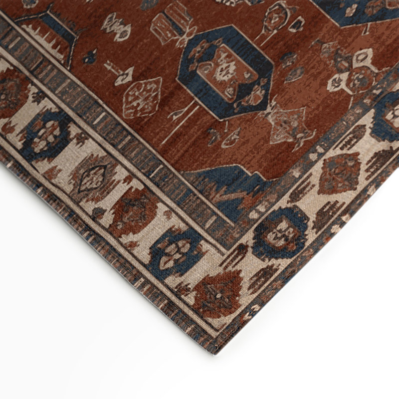 Tapis turc intérieur et extérieur noir, Rectangle 5 pi x 7 pi