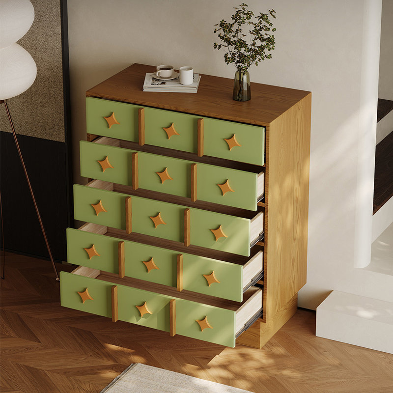 Commode d'appoint moderne de style minimaliste rétro