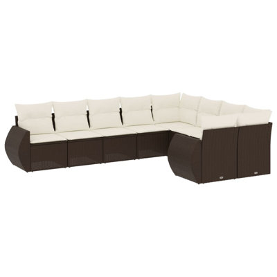 Vidaxl Garden Sofa Set Grey