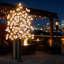 Arbre de fleurs de cerisier artificiel 6 pi avec 96 lumières féeriques à DEL blanc chaud, arbre illuminé pour la maison