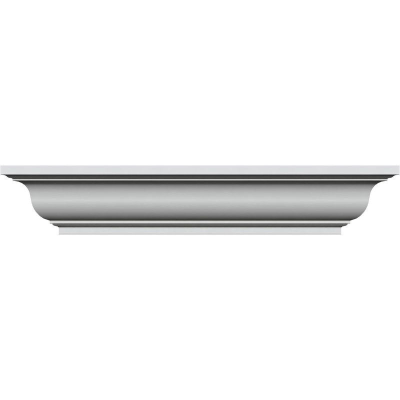 Traverse Endurathane Stanford, largeur du bas 89 po x largeur du haut 97 1/2 po x H 5 3/4 po x P 1/2 po, apprêté en usine