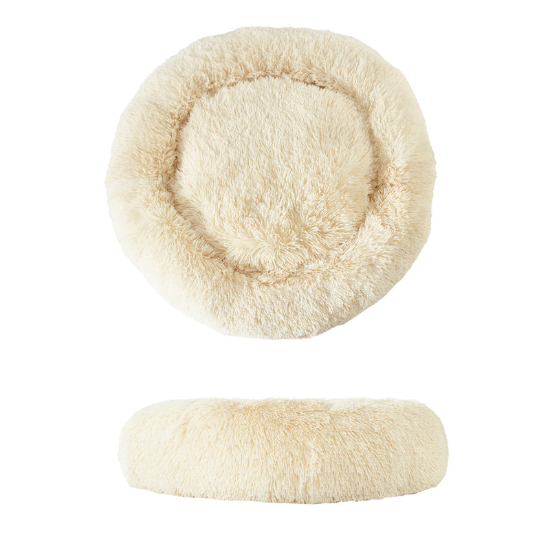 Polyester Pet Bed, Ivory, Medium (91.4cm W x 91.4cm D x 15.2cm H)