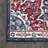 Blazek Modern Persian Vintage Moroccan Medallion Navy/Red Rug-2105735128