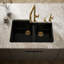 Executive Chef™ 33" L x 22" W Undermount Kitchen Sink with 4 Oversize Faucet Holes-6918218
