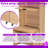 Compact Kitchen Pantry Buffet with Foldable Workstation & Built-in Power Outlets-652455417