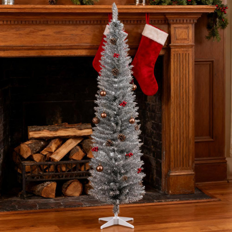 Pencil Christmas Tree (Silver)