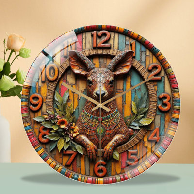 Horloge murale rétro 12 po