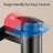 Matte Black Single Handle Bathroom Faucet With Temperature Display And 1080° Swivel-123382633