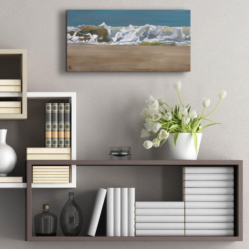 «Shore Break 4» par Stephen Newstedt, H 12 po x l 24 po
