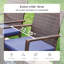 6 - Person Premium All-Weather Wicker Patio Dining Set with Rectangular Table , Cushions Included