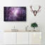 Purple Sky Behind The Winter Trees - Wrapped Canvas-55322735