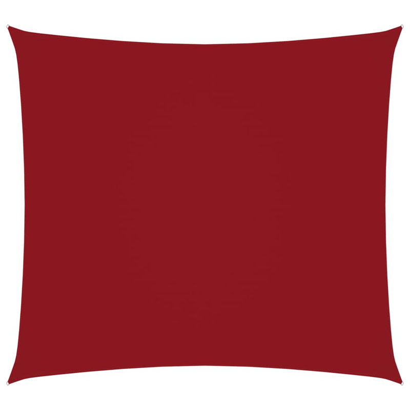 Aadu 4m x 4m Square Shade Sail, Red