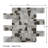 Ingrassellino Glass Brick Joint Mosaic Wall Tile-71113606