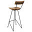 Juli Counter Stool with Metal Frame
