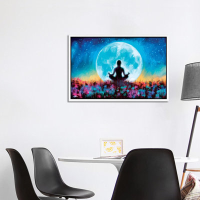 Moon Yoga by P.D. Moreno - Print on Canvas