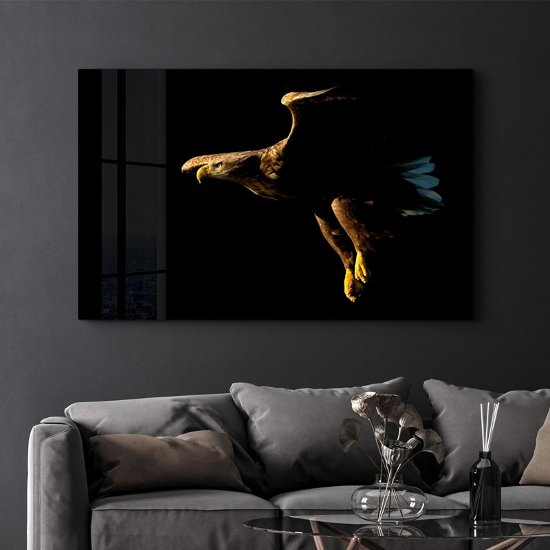 Élégante peinture murale en verre trempé de 13,8 po x 21,7 po | 100% verre trempé, épaisseur: 0,16 pouce | Imprimé UV pour des couleurs éclatantes | Parfait pour la décoration intérieure, le salon et les espaces de bureau