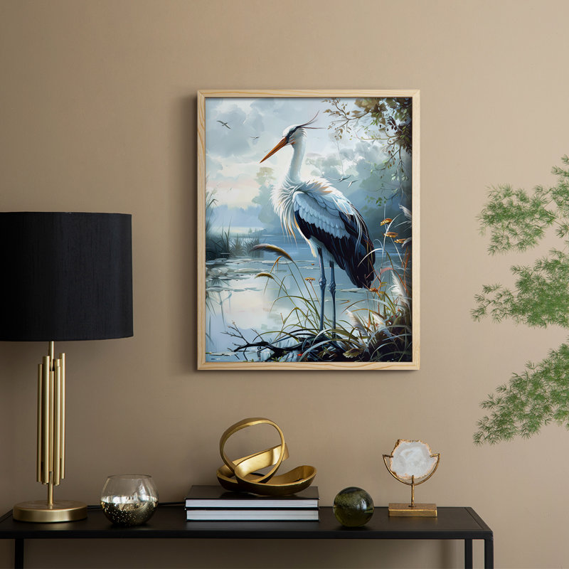 ANIMALS Series XCVI, reproduction encadrée - bois massif, H 15 po x l 12 po