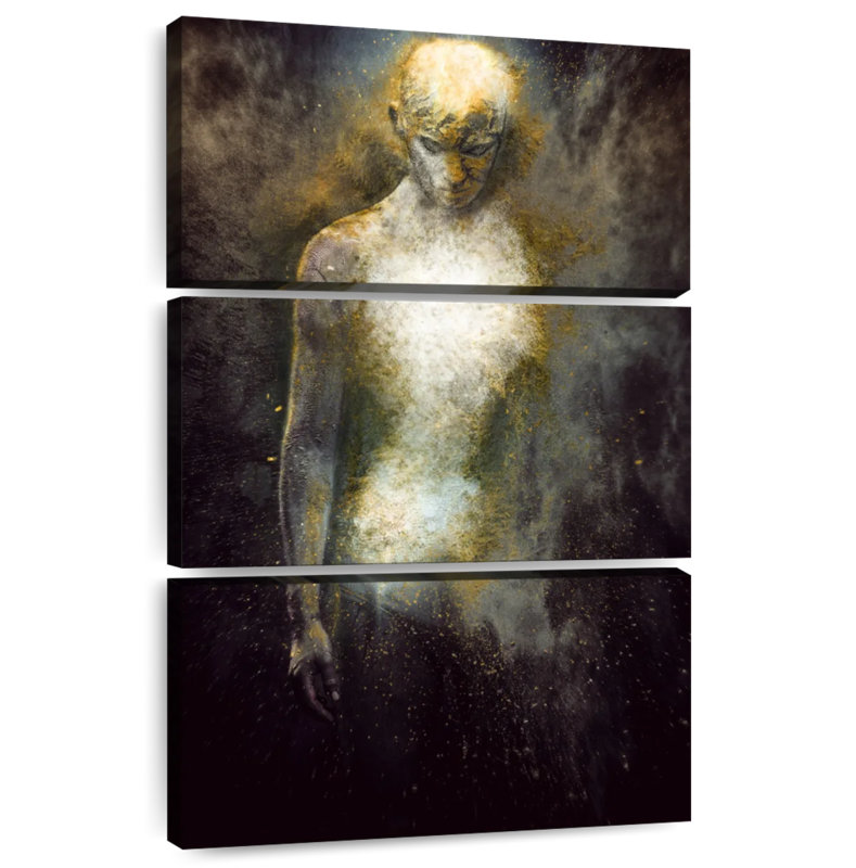 Leisha Human Abstract, 32" H x 20" W