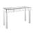 Huff 36'' Glass Top Console Table