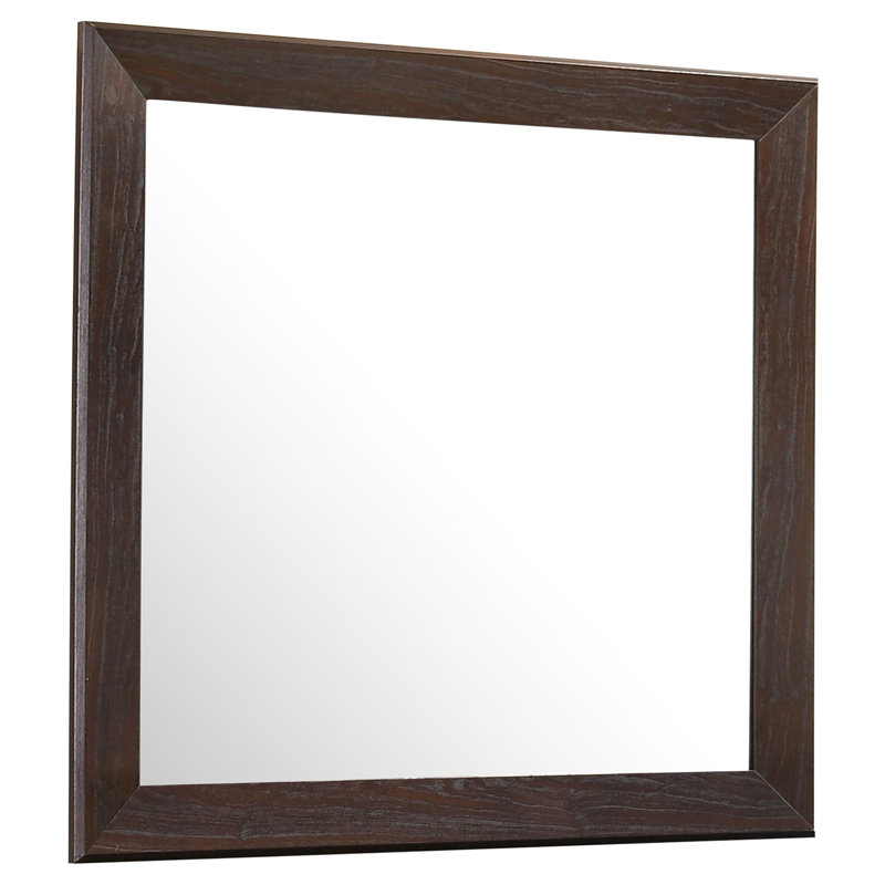 Miroir de commode Luxury Build - Deashawn, Cacao foncé