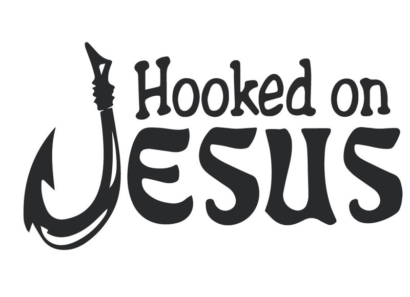 Décalcomanie murale crochetée sur jesus, H 18 po x l 34 po x P 0,01 po, Noir