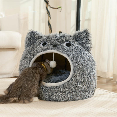 Cat Bed, Cat Beds For Indoor Cats, Cat Cave, Cat Cave For Indoor Cats, Cat Bed Cave, Large Cat Beds, Cozy Hooded Cat Bed With Soft Cushion, Removable