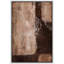 Style Mid-Century brun foncé, formes abstraites neutres, grand cadre rustique, décor minimaliste M27-101791536-101791541