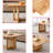 Burlywood Rectangular Solid Wood Dining Table