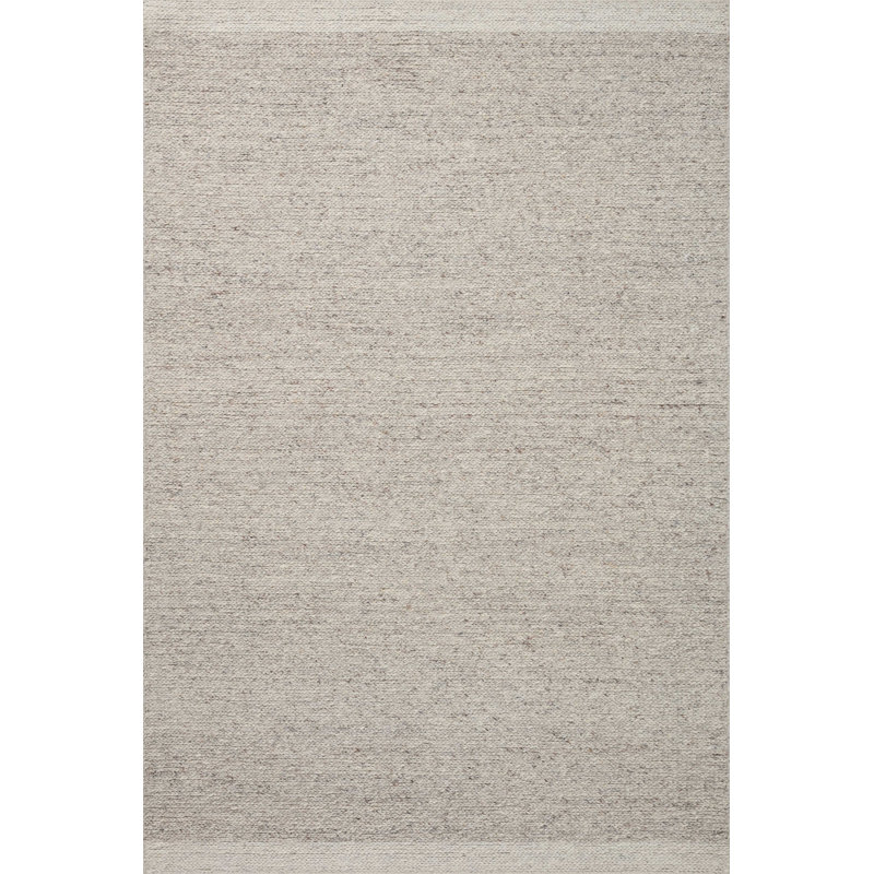 Magnolia Home By Joanna Gaines X Loloi Ashby Silver / Ivory Area Rug, Square 1'6"
