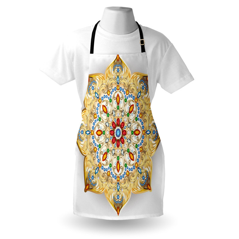 Multicolore, tablier East Urban Home Mandala unisexe, coloré, taille adulte