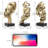 3 Pcs Thinker Statue, Silence Is Gold Abstract Art Figurine, No Hear No See No Speak Modern Home Resin Sculptures Decorative Objects Decor For Home Office Bookshelf Desktop(Gold), A-41-122453663