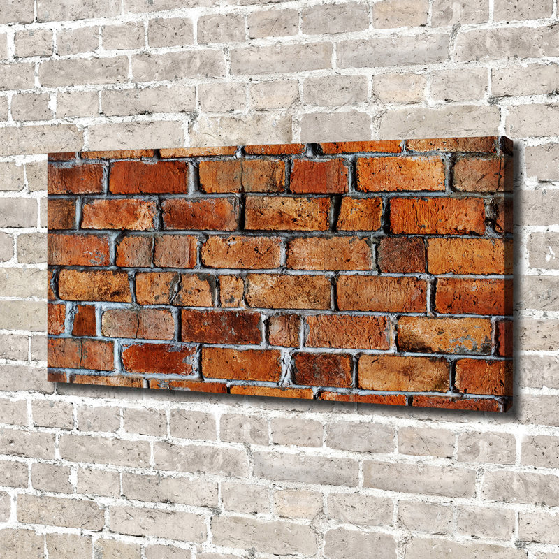 Brick Wall - Wrapped Canvas Print