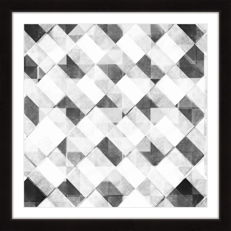 «Restreinte», reproduction encadrée, H 12 po x l 12 po x P 1,5 po, Cadre noir