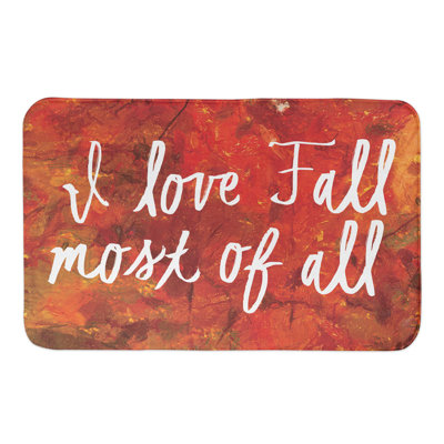 Tapis pour toute la salle de bain love automne Koda