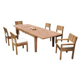 Mclea Outdoor 7 - Piece Teak Dining Set