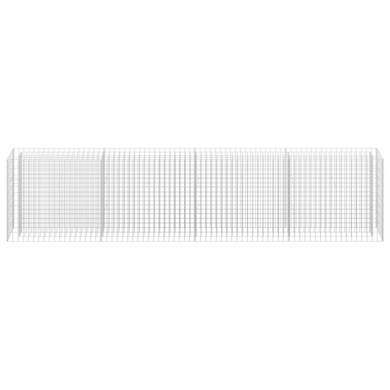Jardinière surélevée Gabion, H 35,4 po x l 141,7 po x P 11,8 po