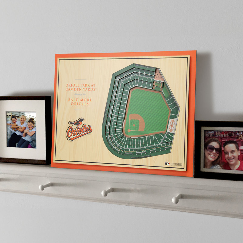 MLB 5-Layer StadiumViews 3D Wall Art, Baltimore Orioles