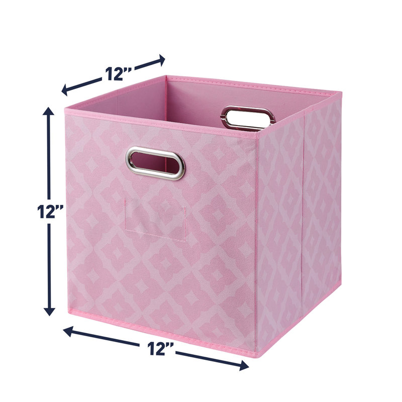 Red Barrel Studio® Decorative Bin, Pink