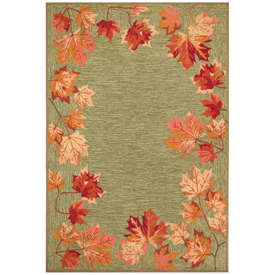 Dasan Hand Tufted Floral Indoor / Outdoor Rug