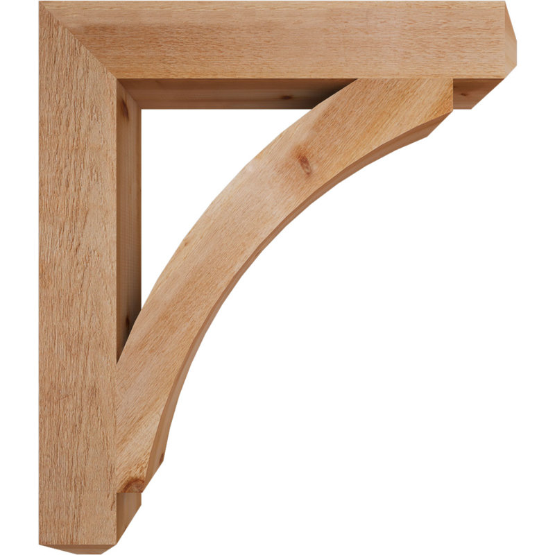 Support pour scie rugueuse, cèdre rouge de l'Ouest l 6 po x P 38 po x H 44 po Thorton Craftsman, Cèdre rouge