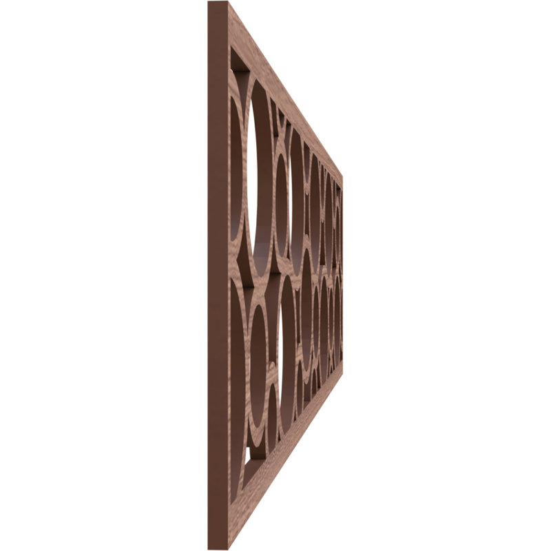 Moulure de chantournage, Noyer, H 10 po x l 46,75 po x P 0,375 po